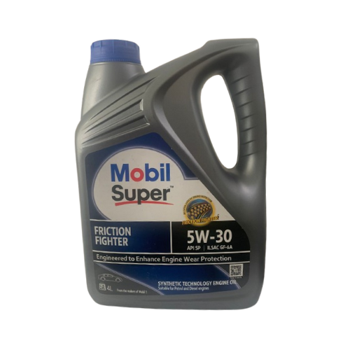 Mobil Super Friction Fighter 5W 30 | 4 Liters | Petro Engine Oil