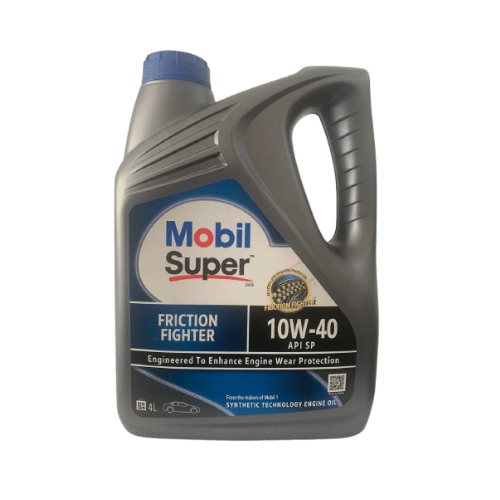 Mobil Super Friction Fighter 10W 40 | 4 Liters | Petro Engine Oil