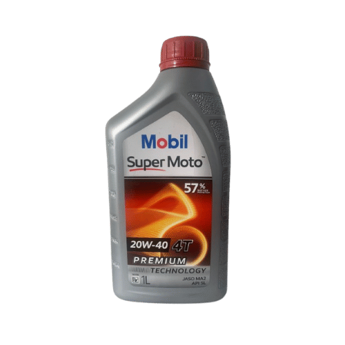 Mobil Super Moto 20W 40 (4T) | 1Liter (Motorcycle Oil)