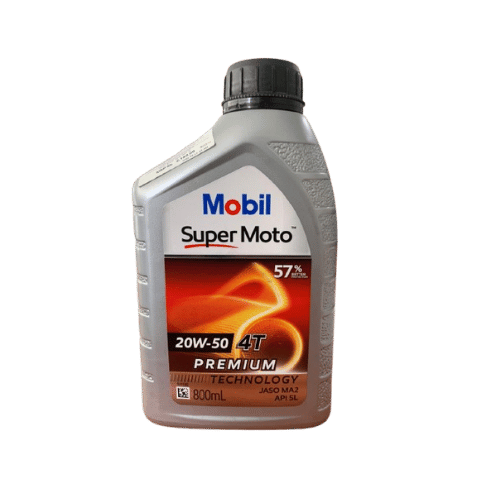 Mobil Super Moto 20W 50 (4T) | 800ml (Motorcycle Oil)